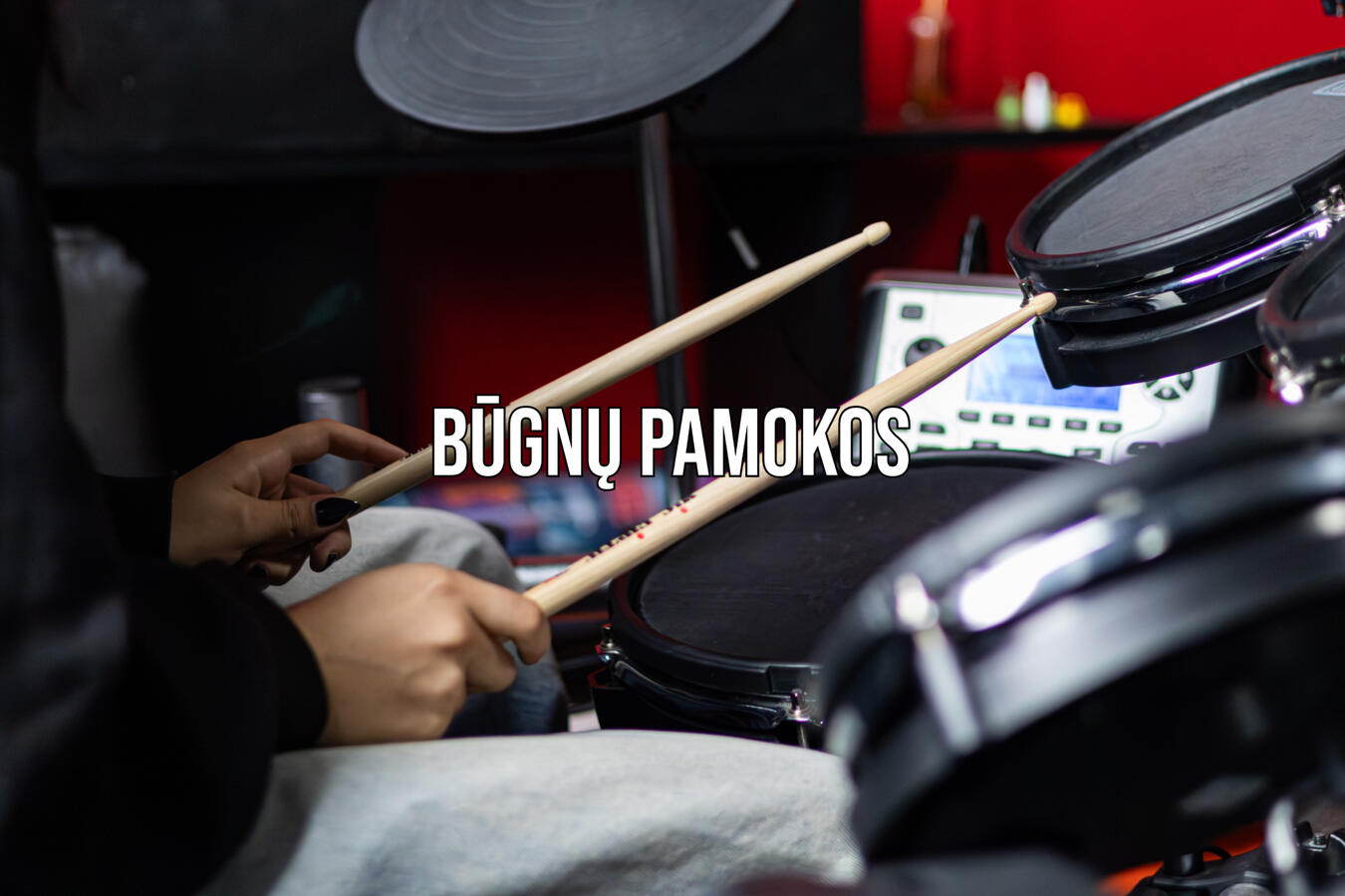 Perkusijos, būgnų pamokos