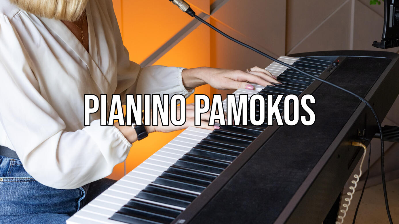 Pianino pamokos Fortepijono, pianino, sintezatoriaus pamokos